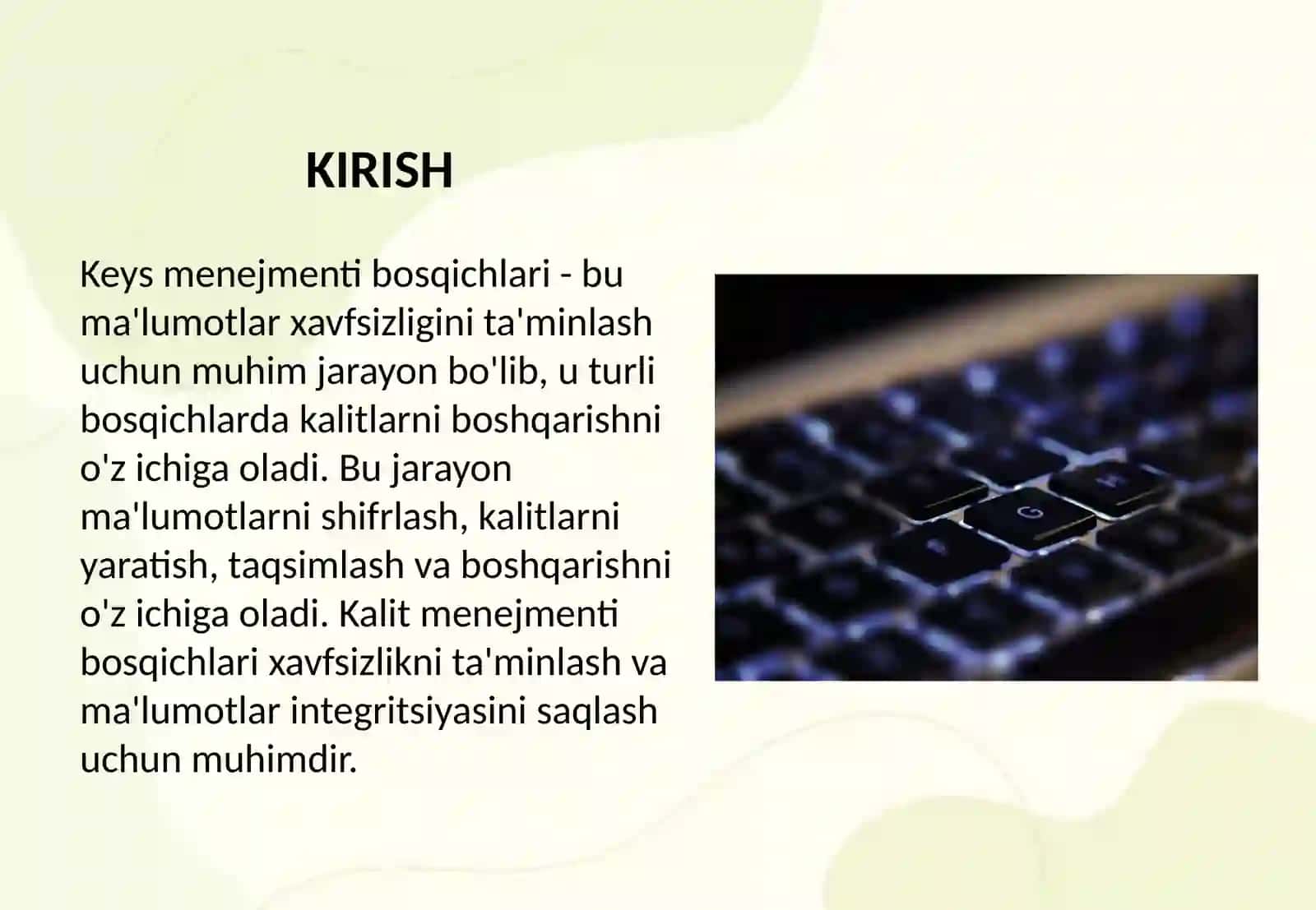 Keysmenejmenti bosqichlari 2