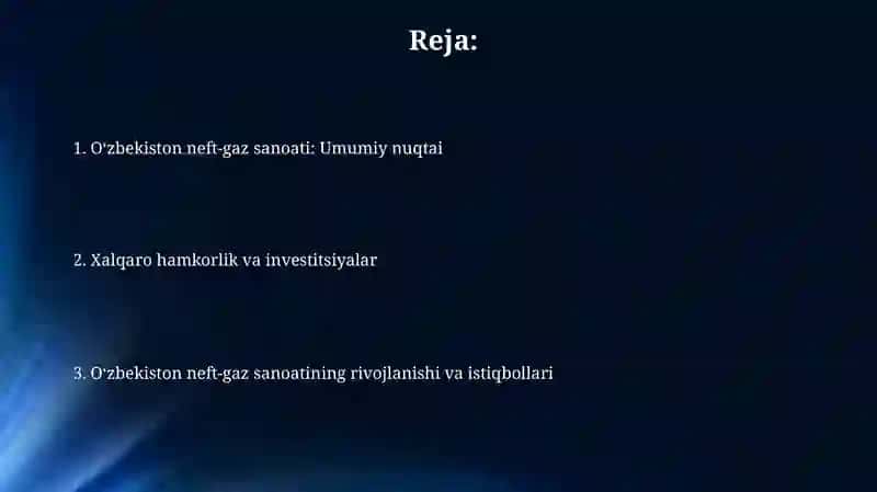 Oʻzbekistonda neft va gaz sanoati 2