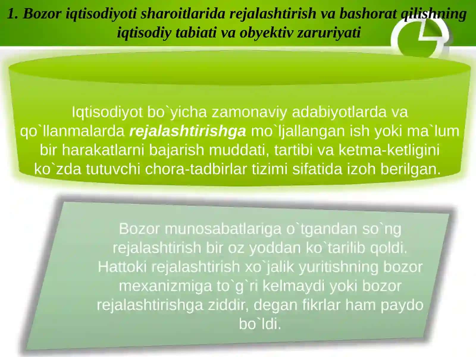 Sanoat korxonalarida rejalashtirish 2