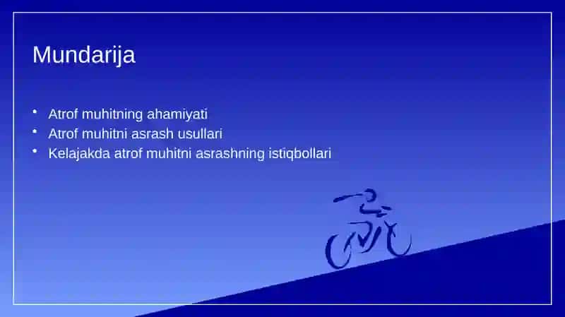 Atrof muhitni asrash 2