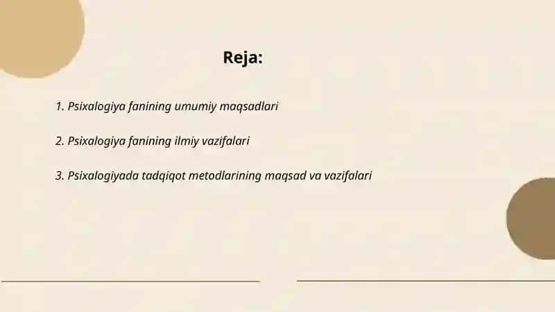 Psixalogiya faning maqsad va vazifalari 2