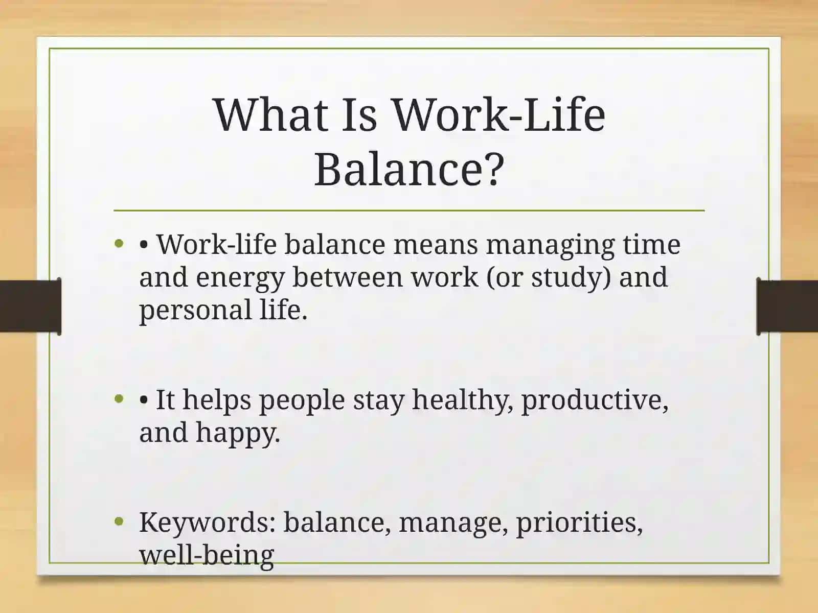 The Concept of Work-Life Balance 2