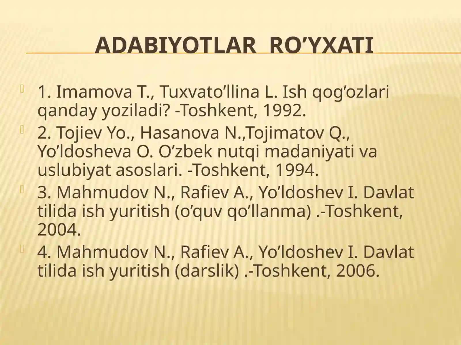 Diplomatik yozishmalar 2