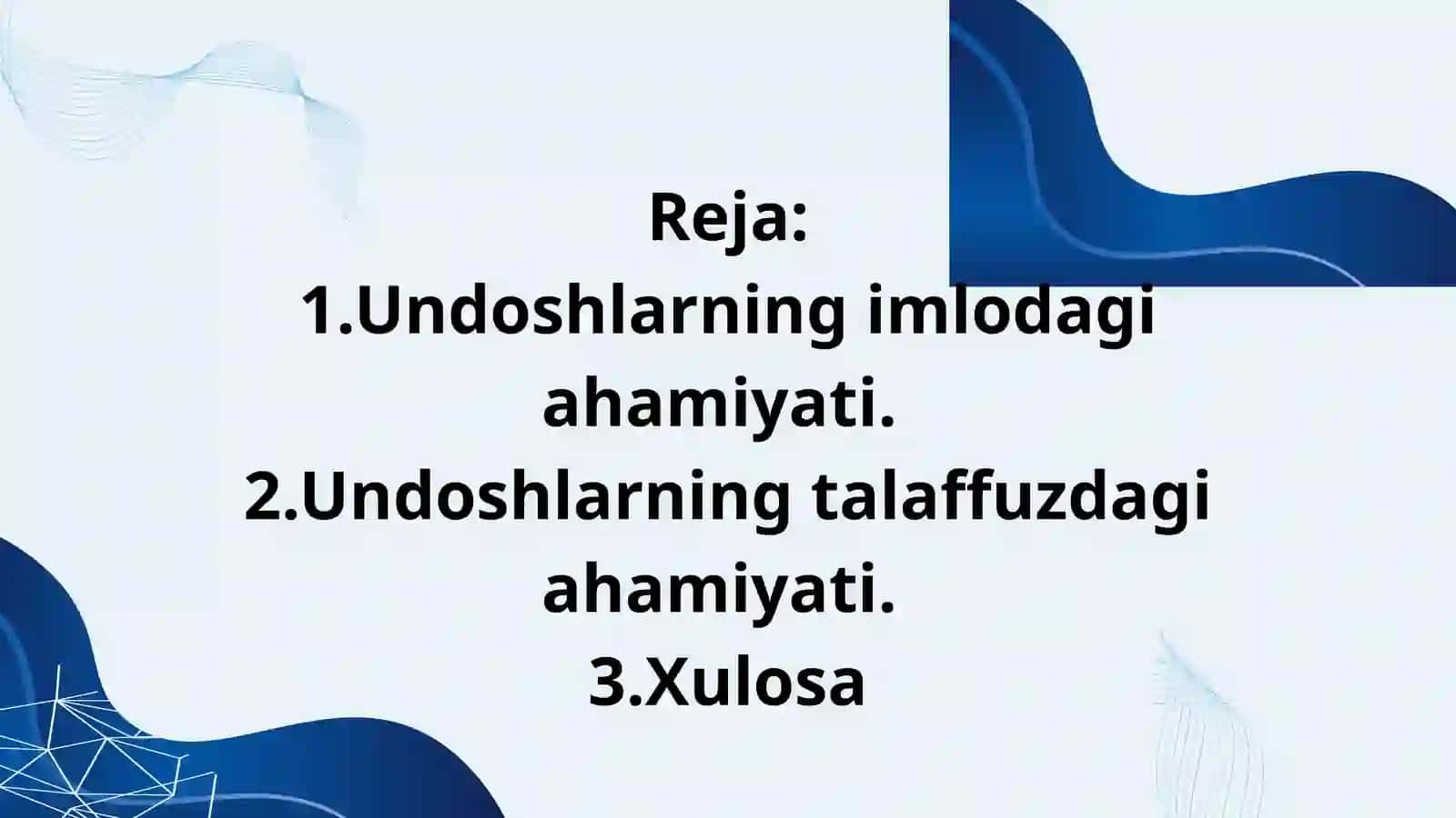 Undoshlar 2