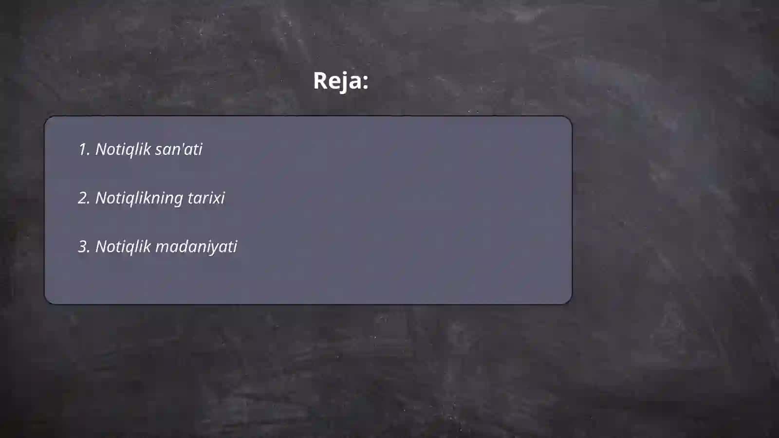 Notiqlik va uning turlari 2