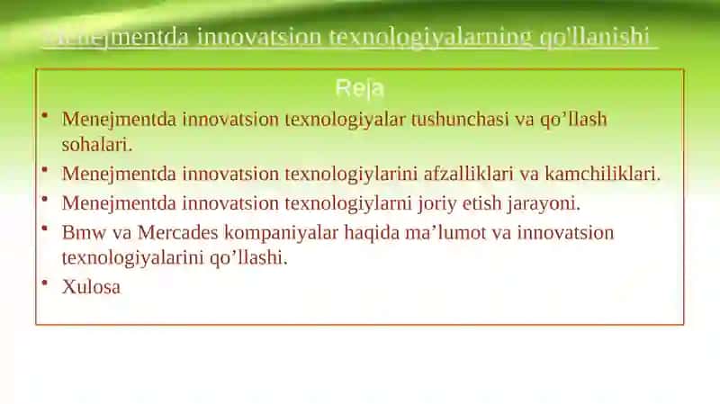 Soha iqtisodiyot va menejmenti 2
