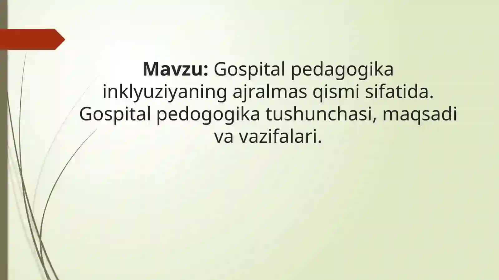 Gospitalpedagogika inklyuziyasi 2
