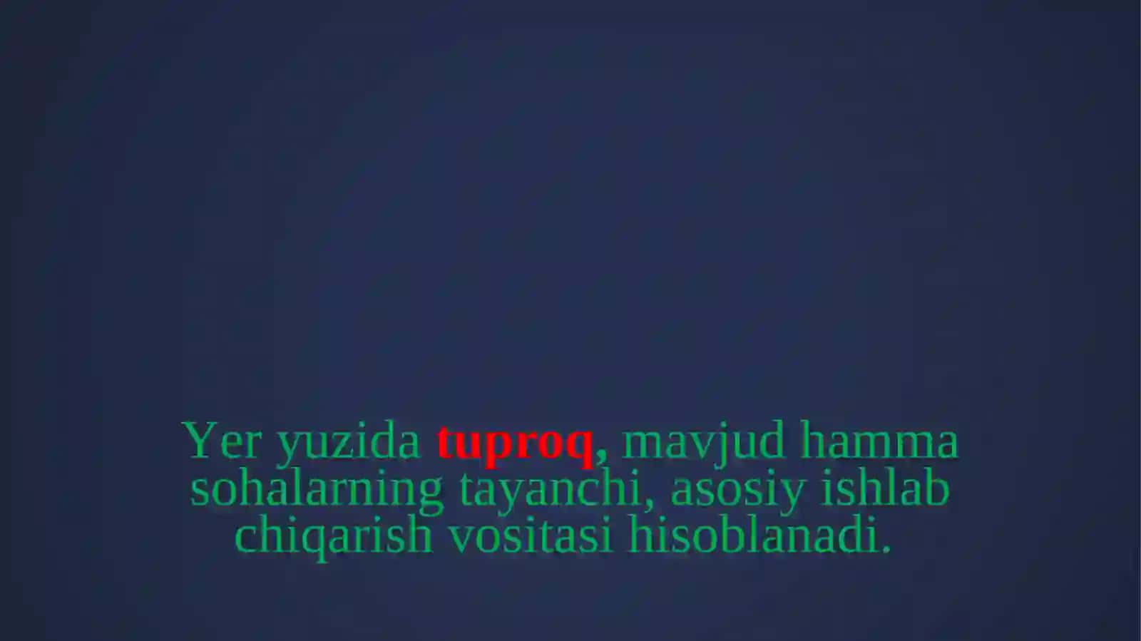 Тупроқшунослик ва деҳқончиликкафедраси 2