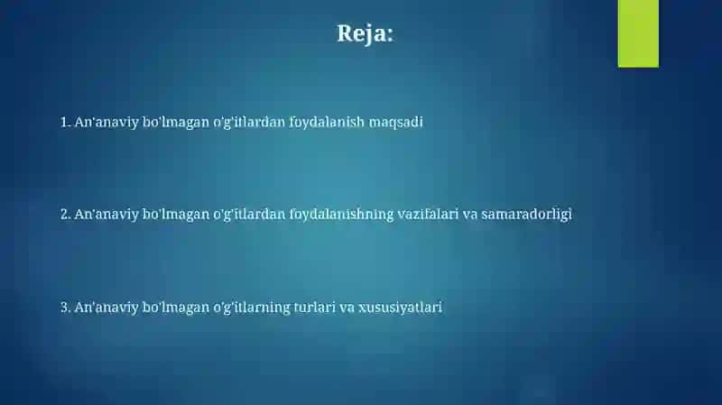 Tuproq unumdorligini yaxshilash 2