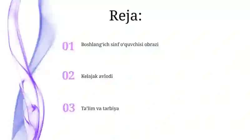 Boshlangʻich sinf oʻquvchisi imidji 2