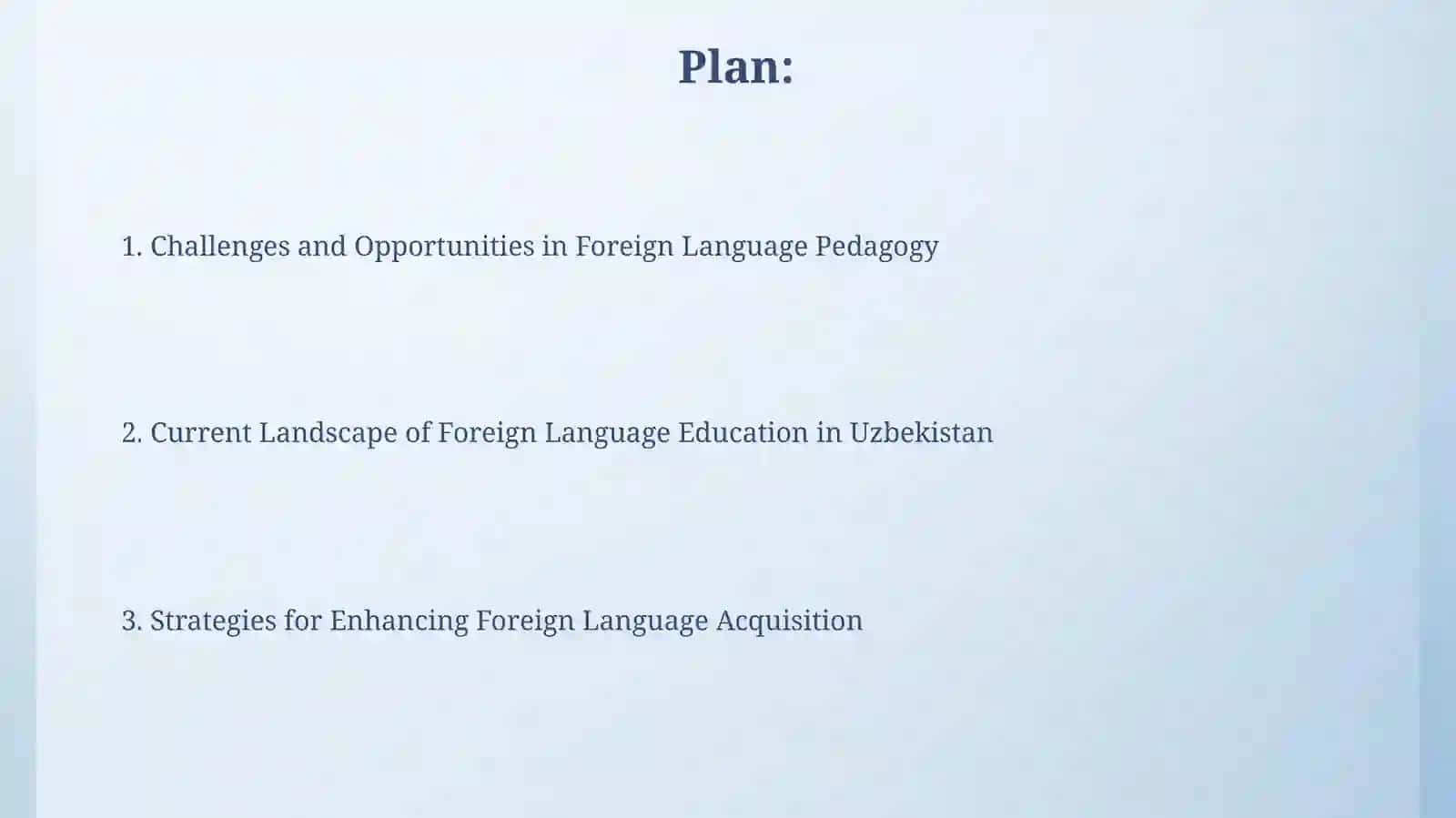 Teaching and learning foreign languages in Uzbekistan 2