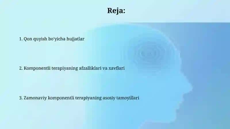 Qon quyish bo'yicha hujjatlar 2