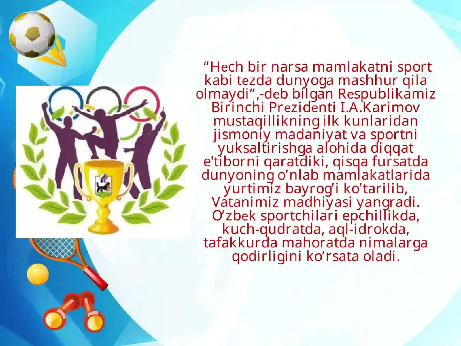 Jismoniy tarbiyani tashkil etish shakllari 2