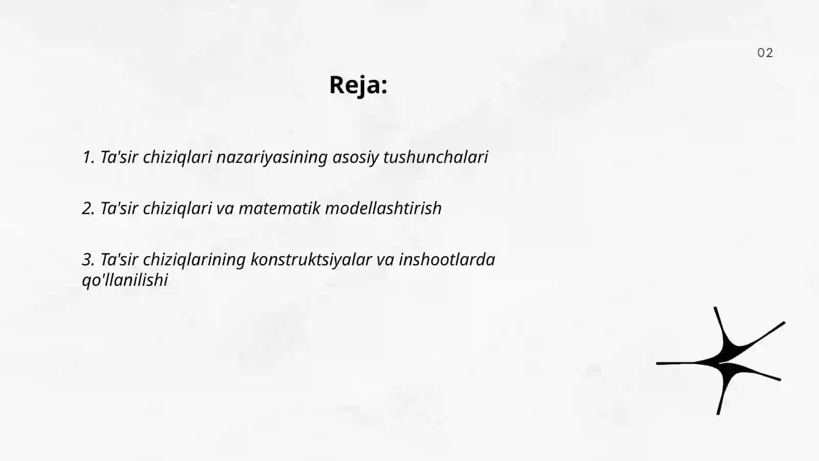 Ta'sir chiziqlar nazariyasi 2