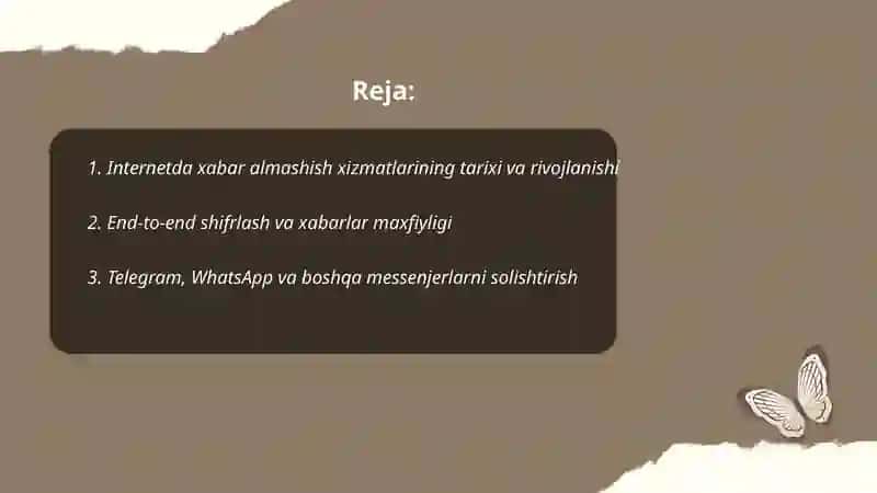 Internetda xabar almashish va soʻzlashuv xizmatlari 2