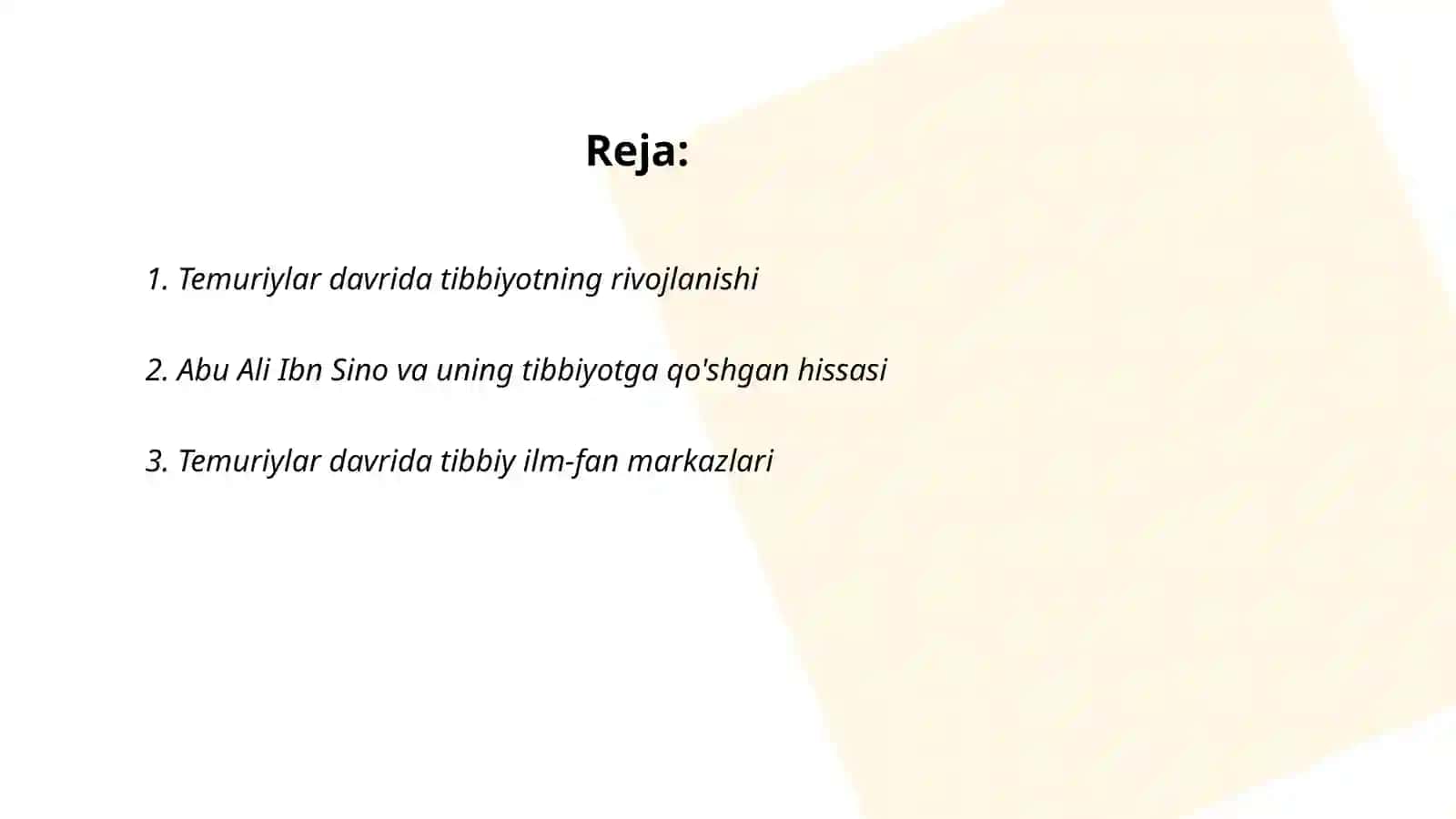 Temuriylar davtida tibbiyot 2