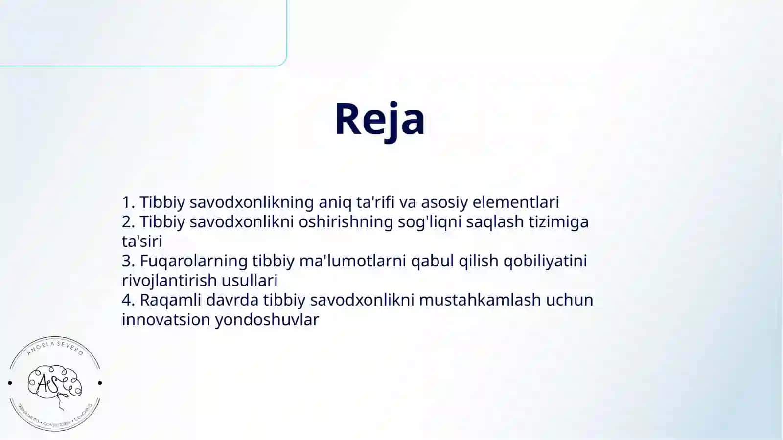 TIBBIY SAVODXONLIK TUSHUNCHASI 2