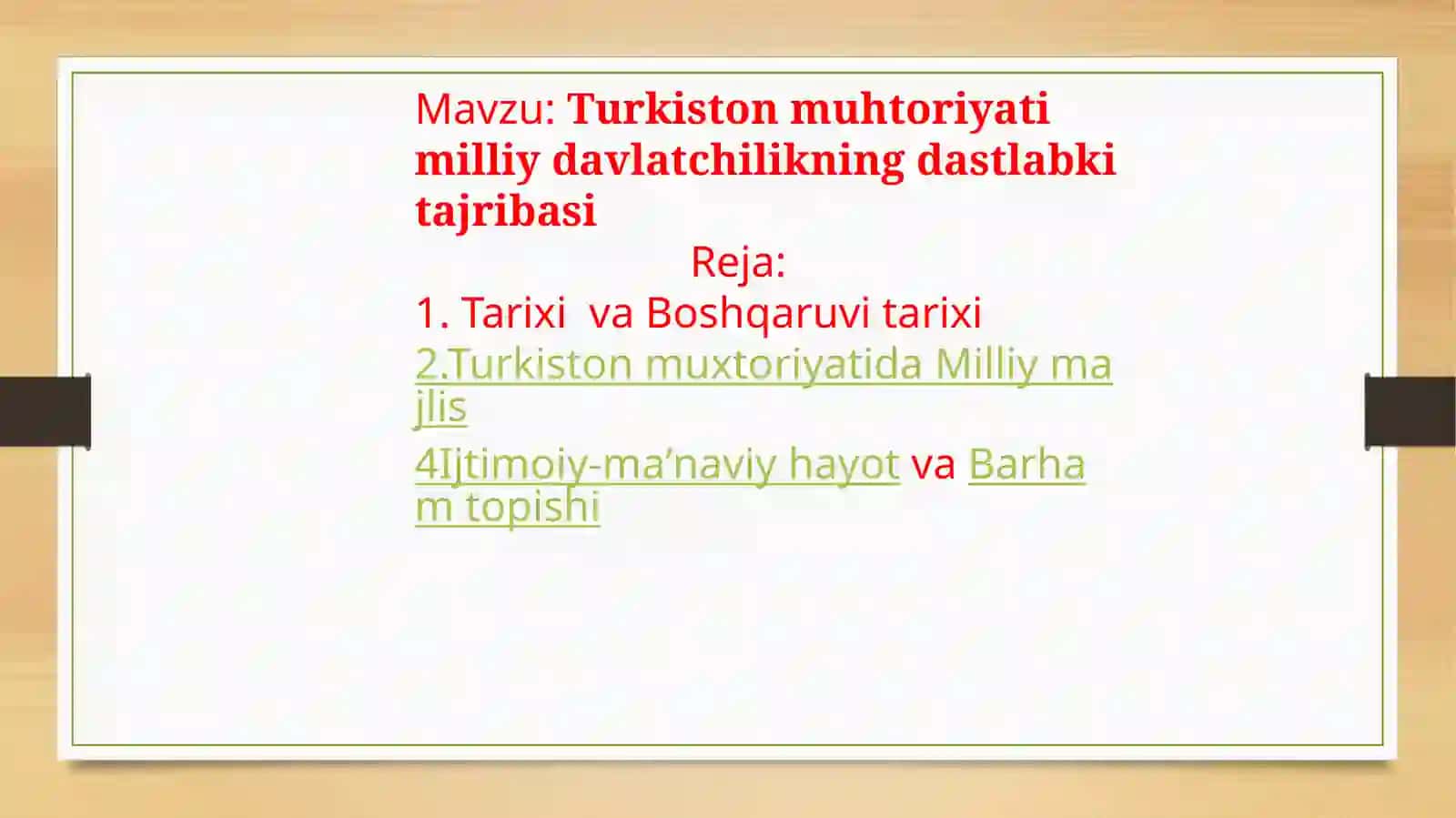 Turkiston muhtoriyatining dastlabki tajribasi 2