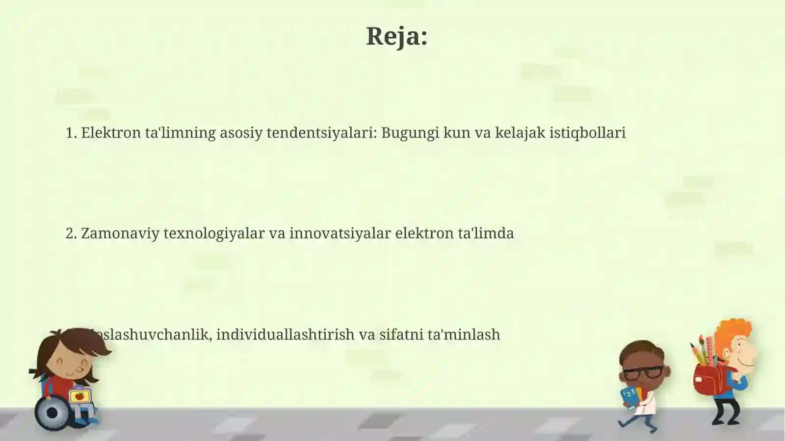 Elektronta'limrivojiningyetakchitendensiyalari 2