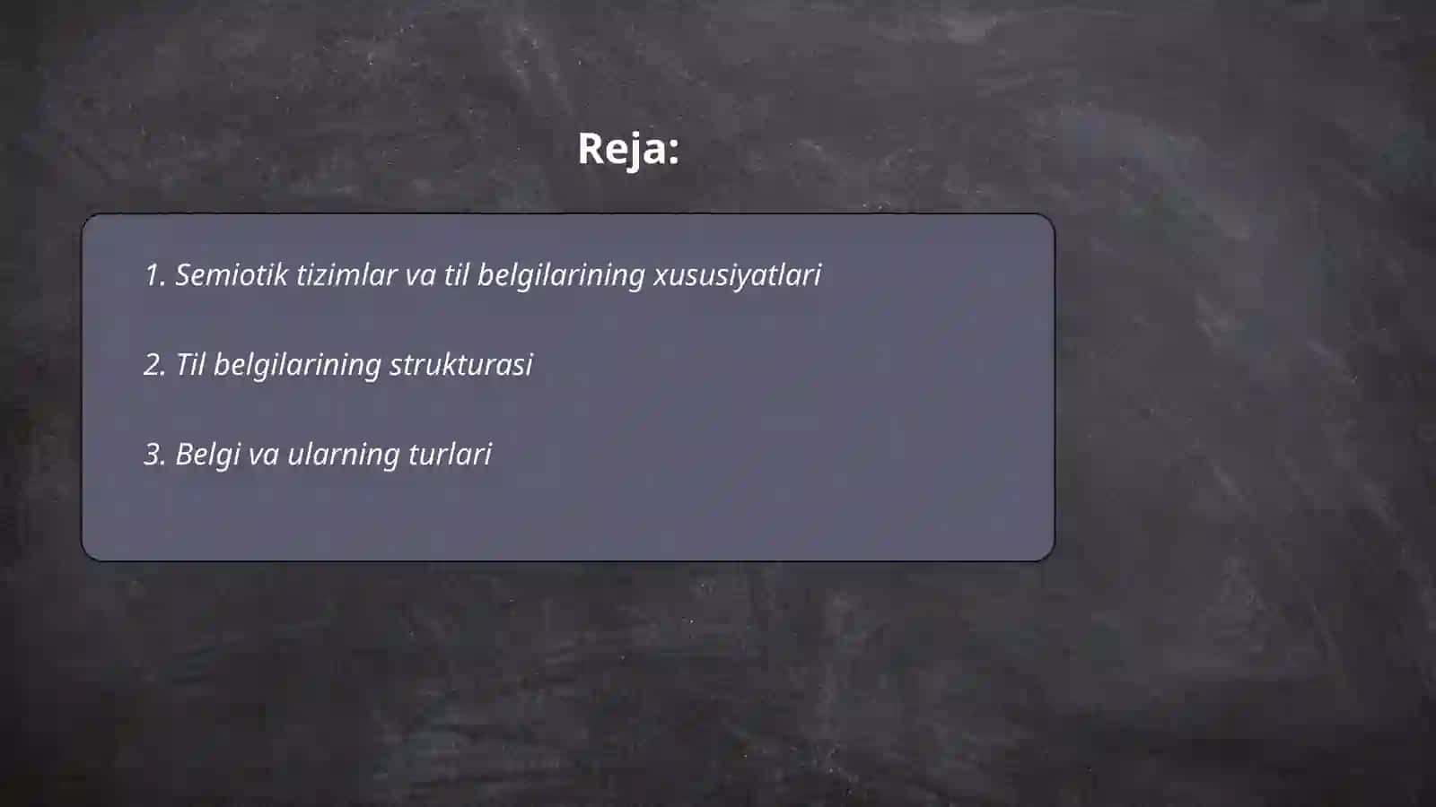 Semiotik tizimlar va til belgilarining xususiyatlari 2