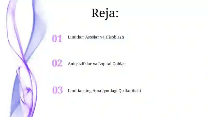 Ajoyib limitlar 2