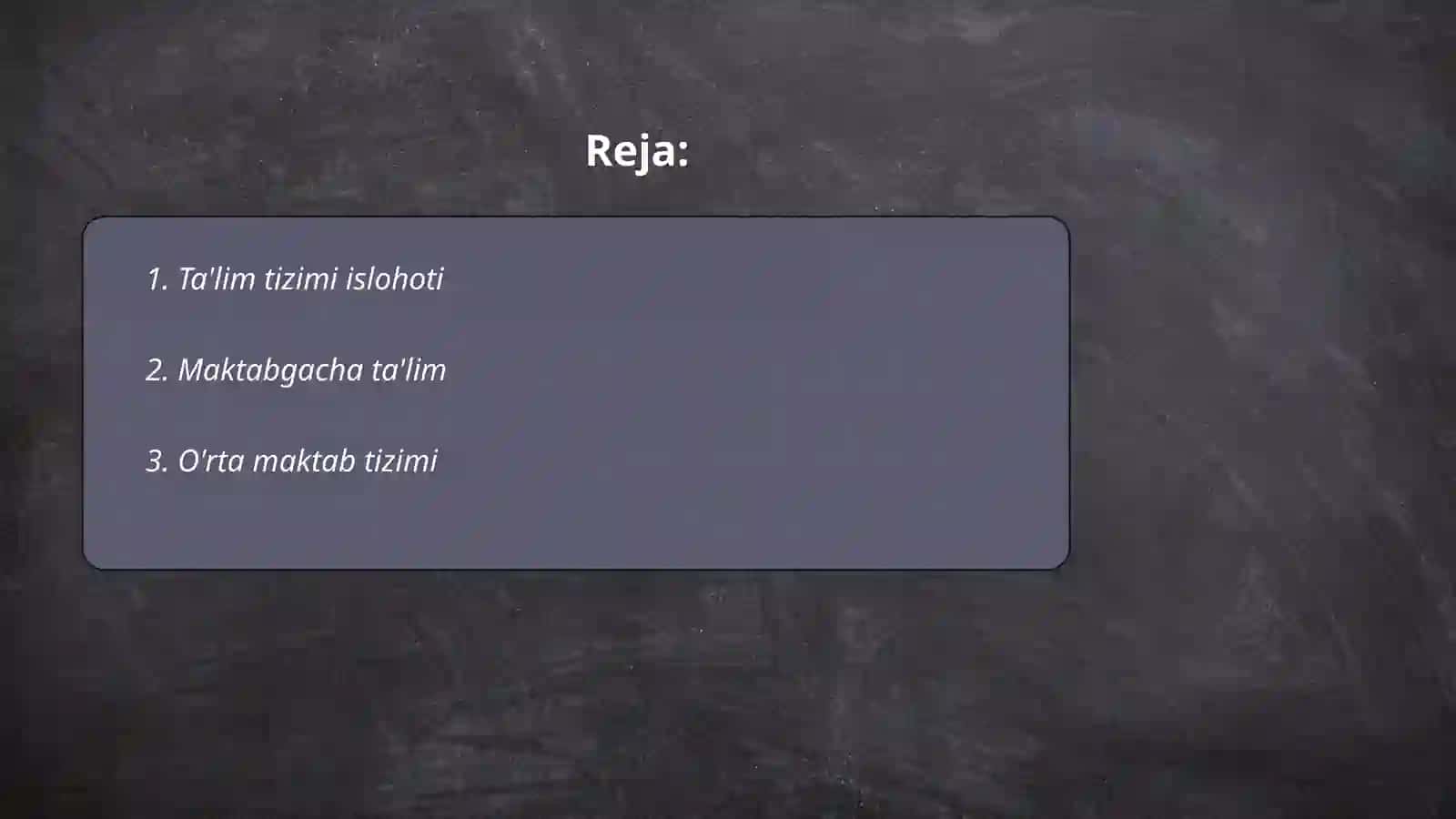 Õzbekiston talim tizimi 2