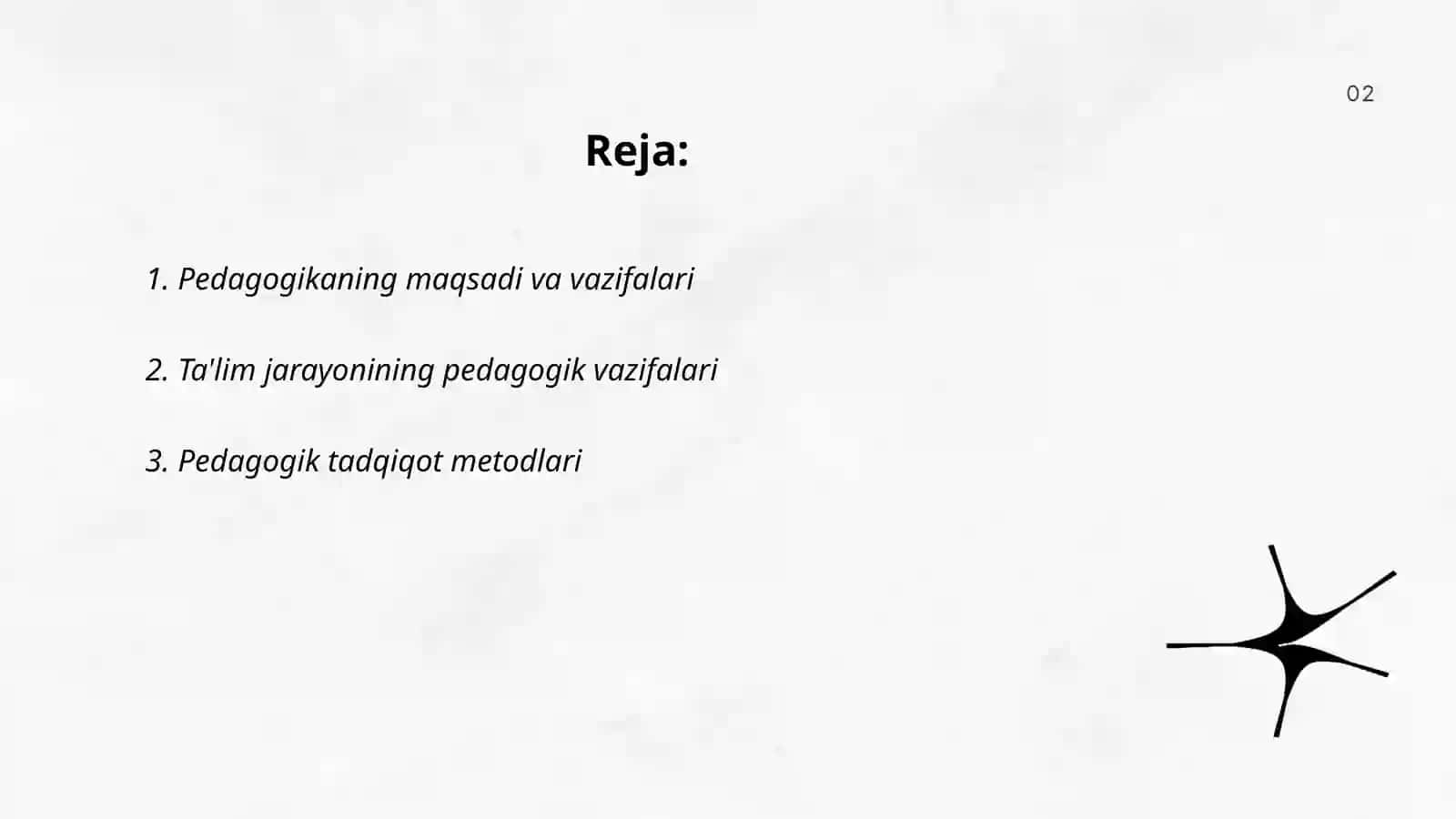 Pedagogika fani obyekti va metodologiyasi 2