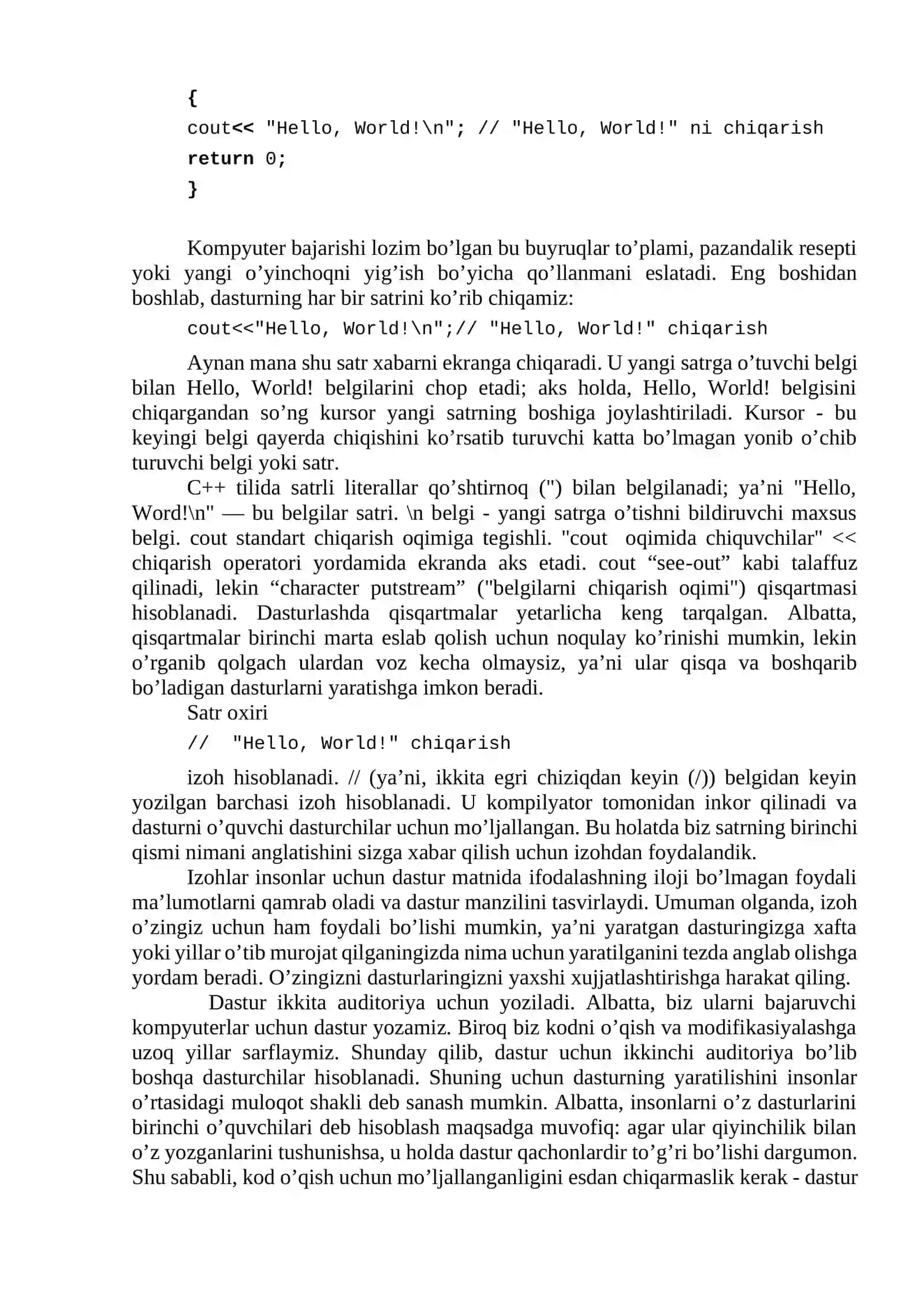 2-ma’ruza. Dasturlash asoslari 2