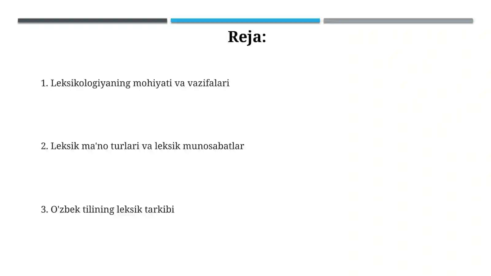 Leksika va leksikologiya 2