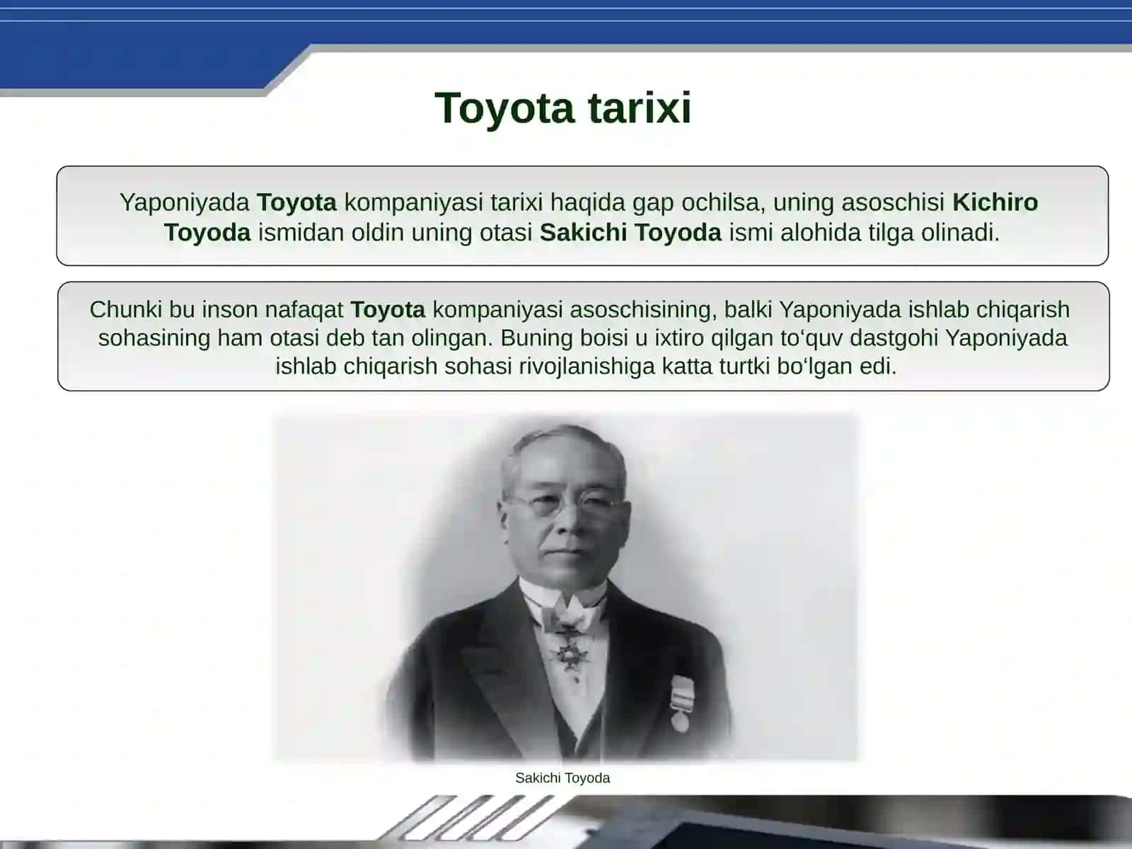 Toyota Avtomobil kompaniyasi tarixi 2