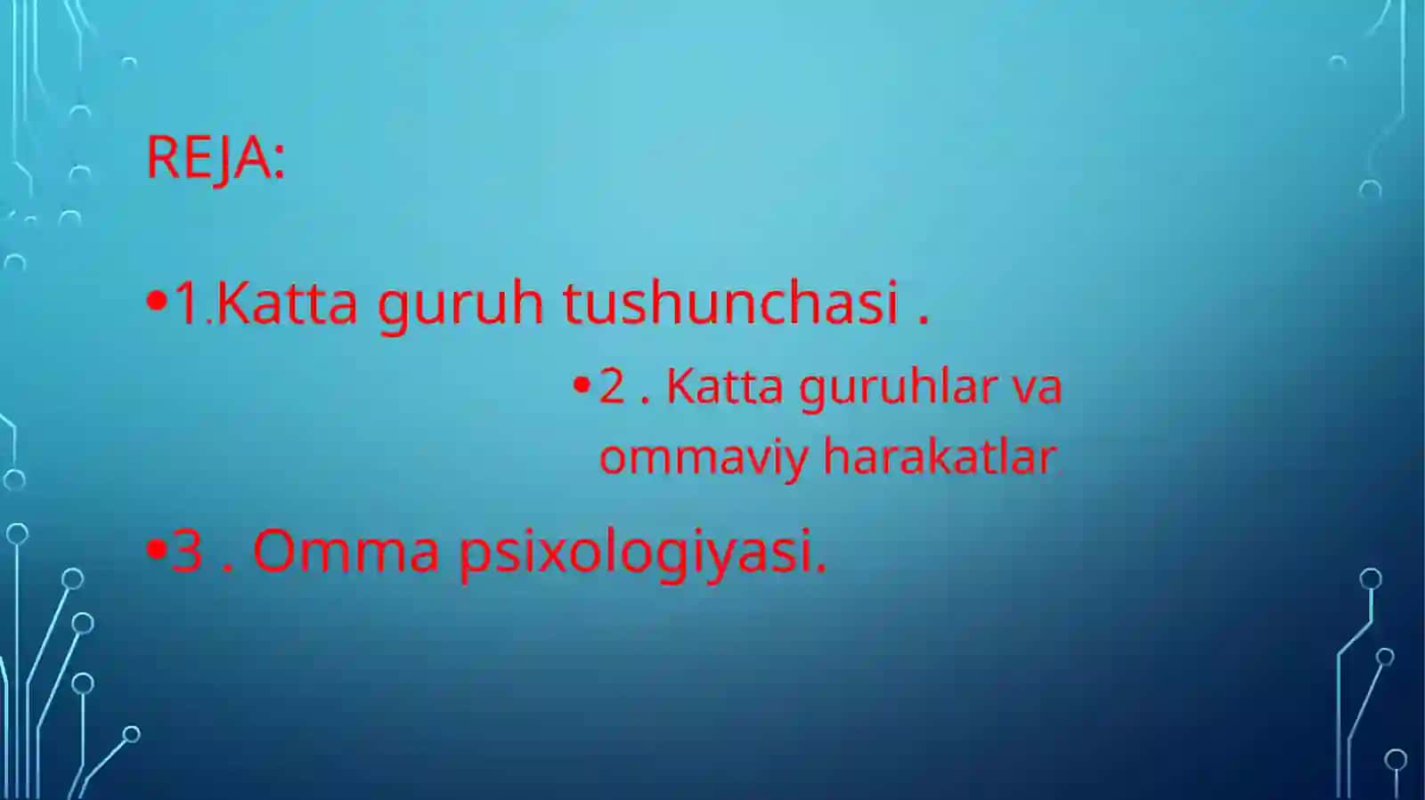 Katta guruhlar va omma psixologiyasi 2