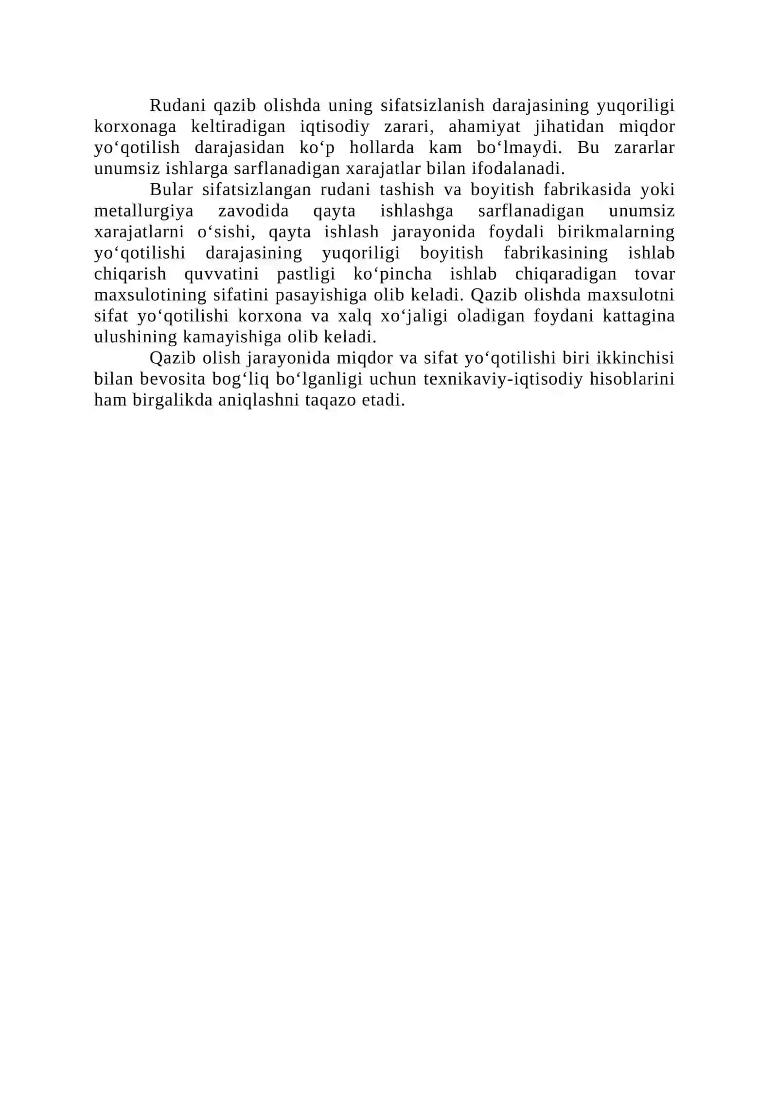 Rudaning sifatsizlanishi 2