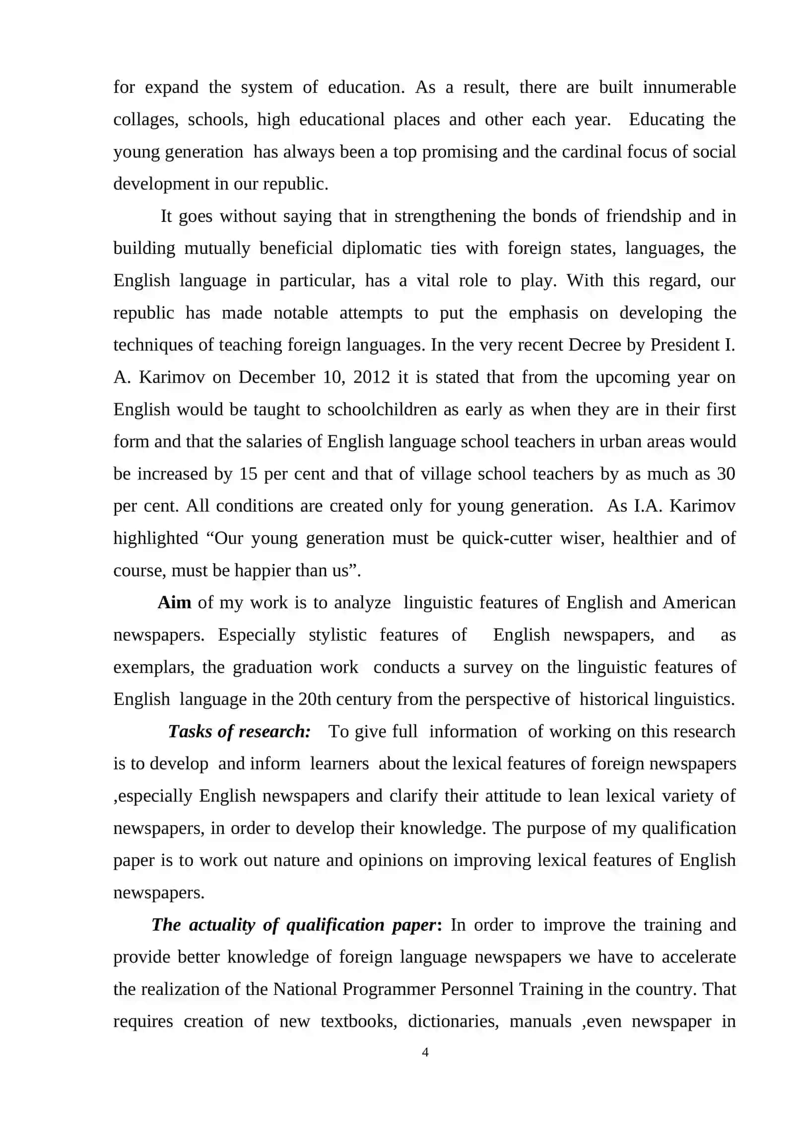 Linguistic features of foreign newspapers 2