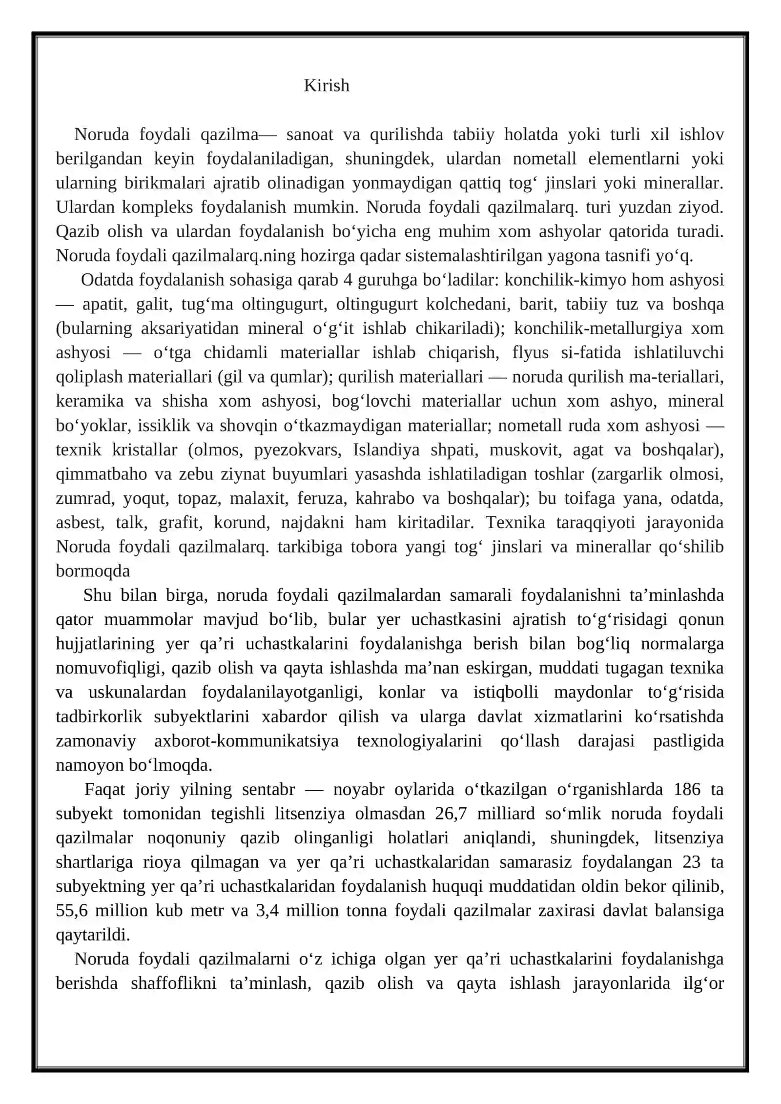 O'ZBEKISTONDAGI SEMENT KONLARI HAQIDA MA’LUMOT 2