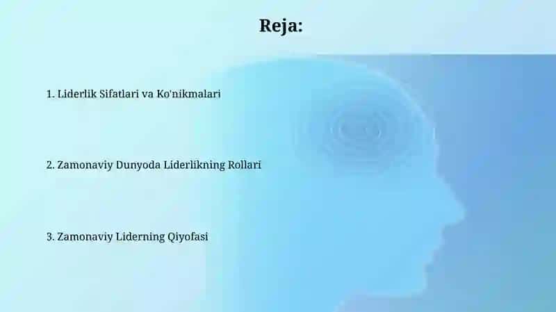 Zamonaviy rahbar qiyofasi 2