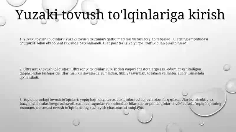 Tovush To'Lqinlari 2