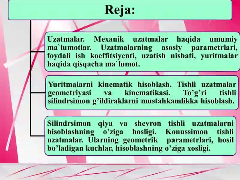 Konussimon tishli uzatmalar 2