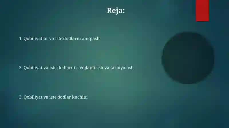 Qobiliyat va iqtidor 2