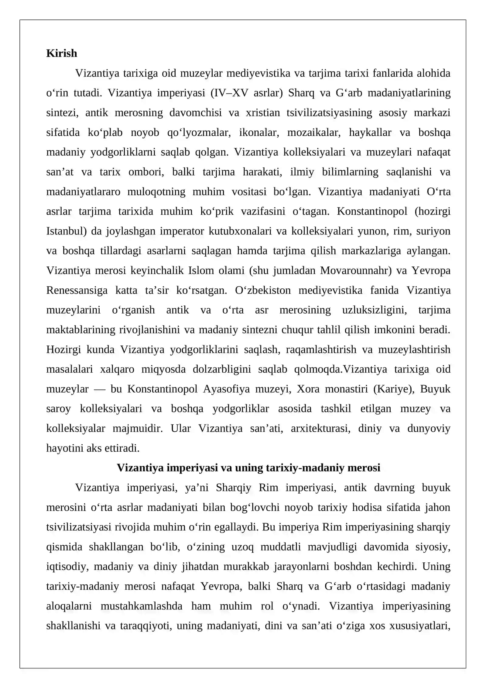 Vizantiya tarixiga oid muzeylar 2