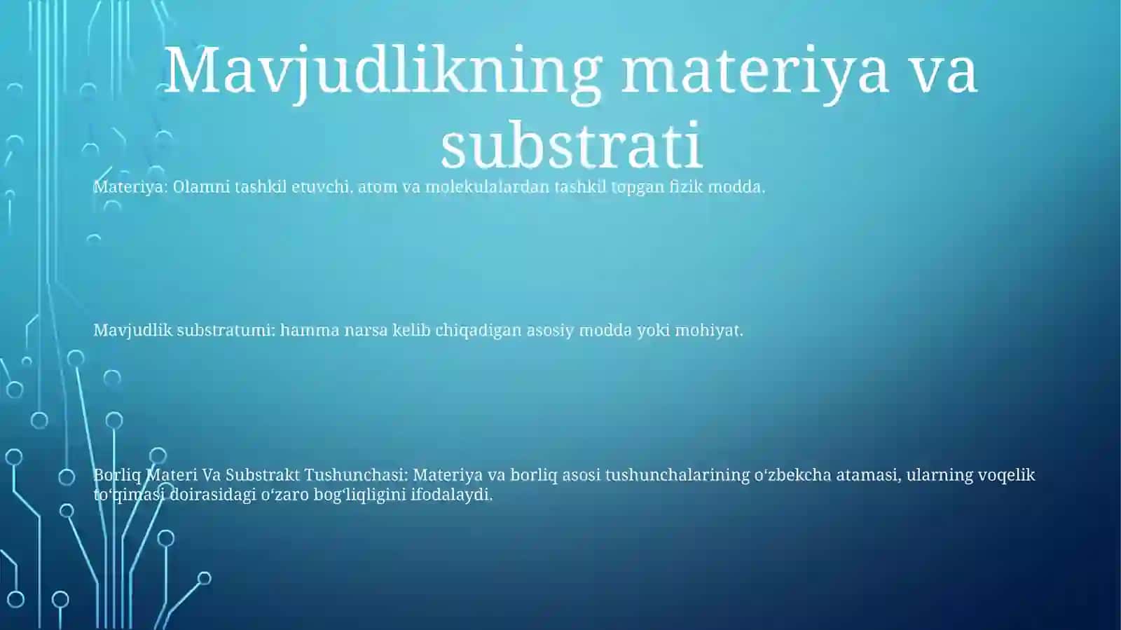 Borliq Materi Va Substrakt Tushunchasi 2