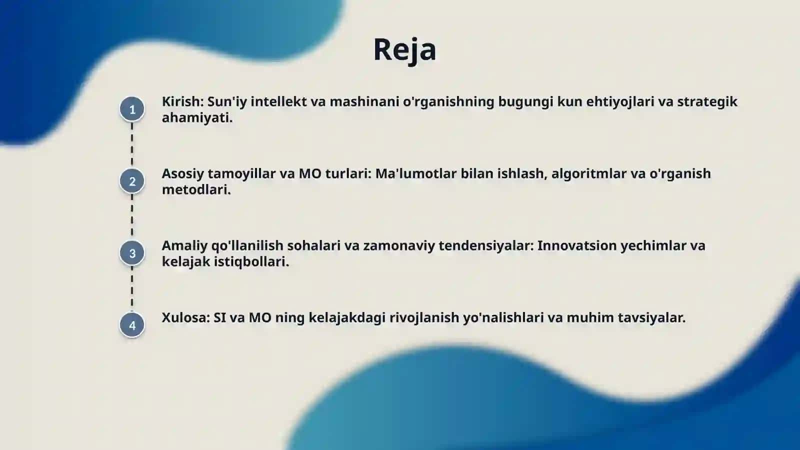 Sun'iy intelekt va machine learning texnalogiyalari 2