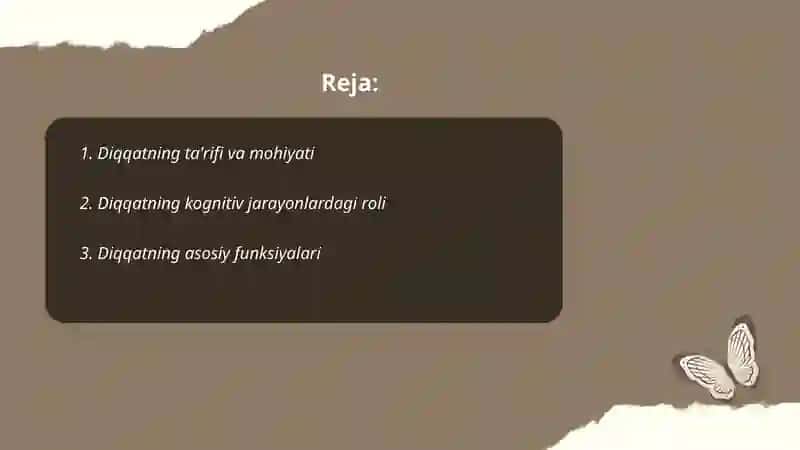 Diqqatning funksiyalari,turlari,asosiy xususiyatlari 2