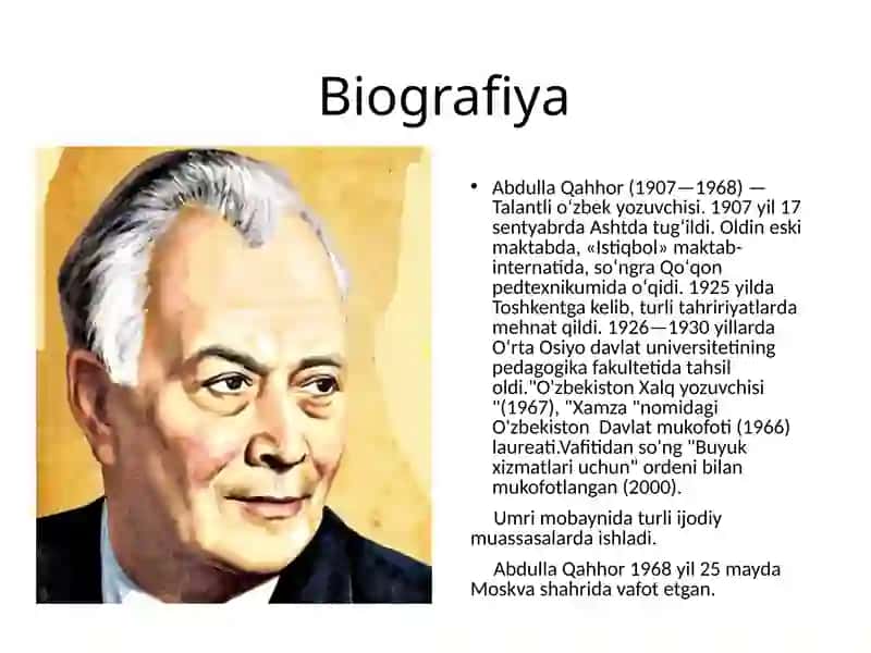 Abdulla Qahhorning O'gri hikoyasi 2