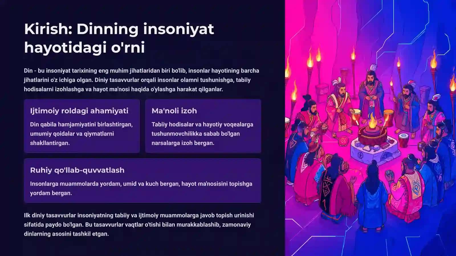 Ilk diniy tasavvurlar: insoniyatning ruhiy izlanishlari 2