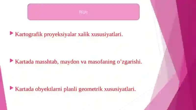 Kartografik proyeksiyalar 2