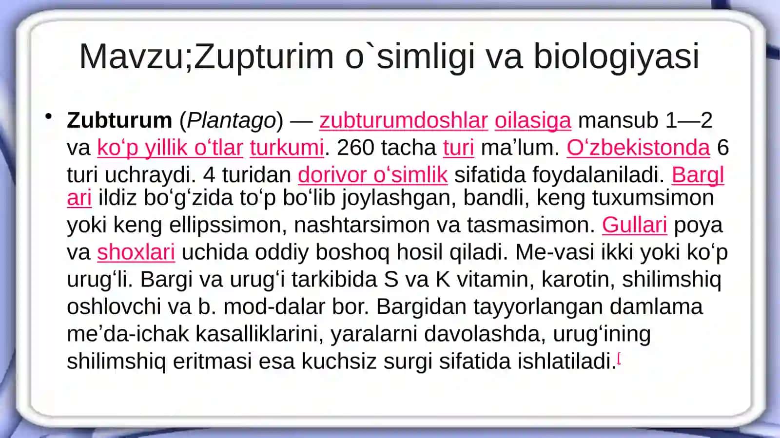 Zupturimo`simligivabiologiyasi 2