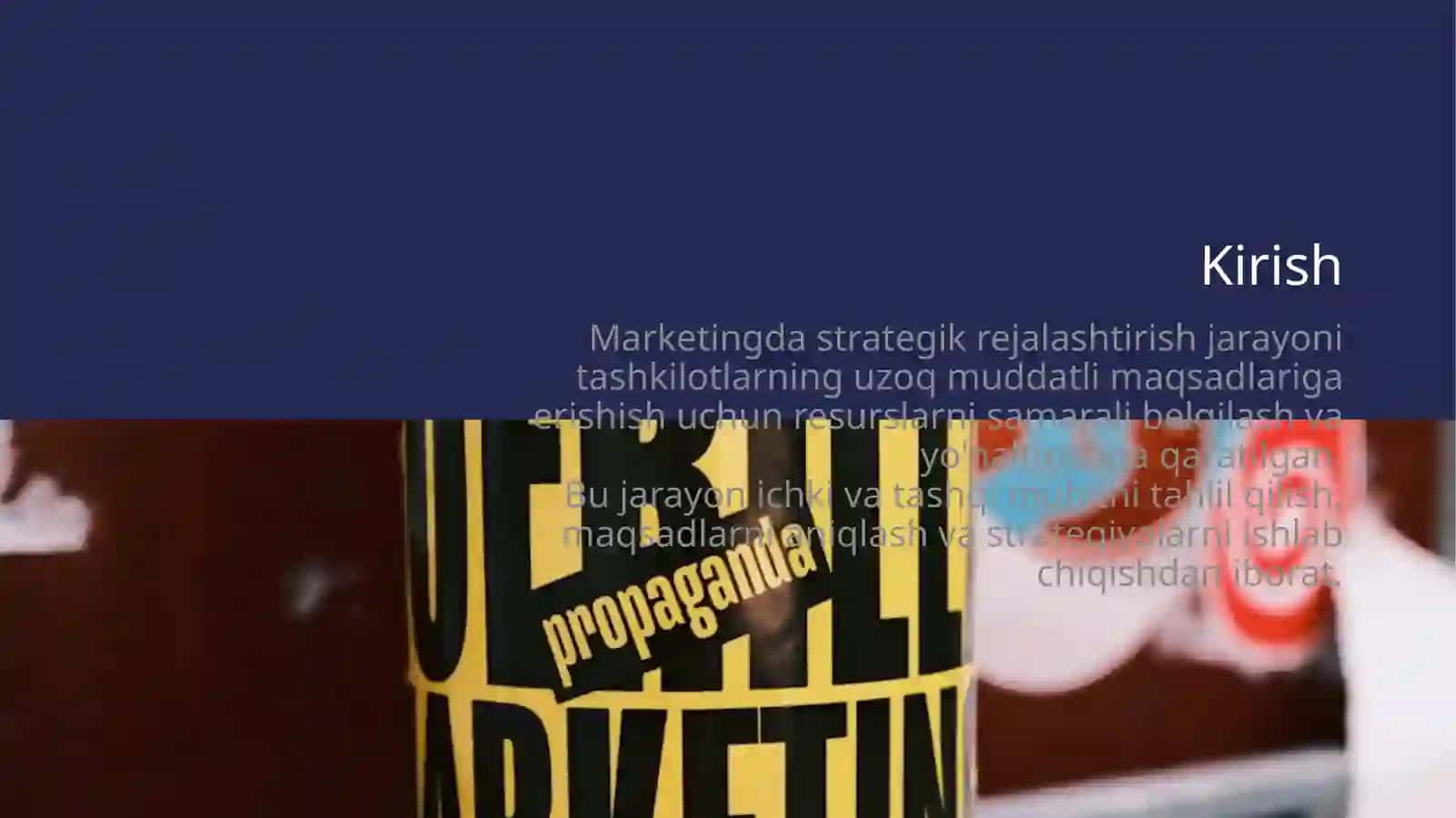 Marketingda strategik rejalashtirish 2