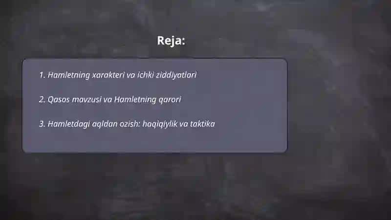 Uilyam Shekspirning Hamlet tragediyasi 2