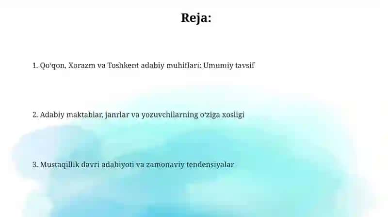 Qoʻqon Xorazm Toshkent adabiy muhiti 2