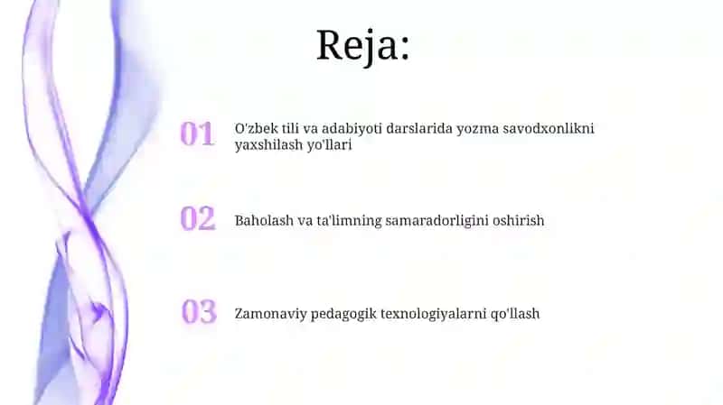Yozma savodxonlikni oshirish 2